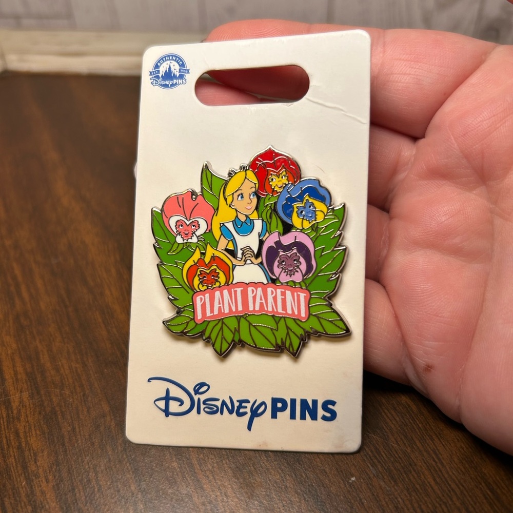 Disney Alice in Wonderland Plant Parent Pin